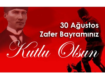 Aziz Şehitlerimizi ve Kahraman Gazilerimizi rahmetle ve minnetle anıyoruz.30 Ağustos Zafer Bayramınız kutlu olsun.